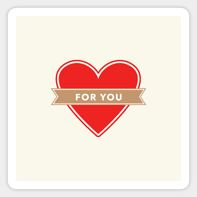 Romantic Heart Sticker by NewburyBoutique